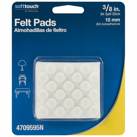 SOFTTOUCH BUMPER PAD RND WHT 3/8 in. W 4709595N